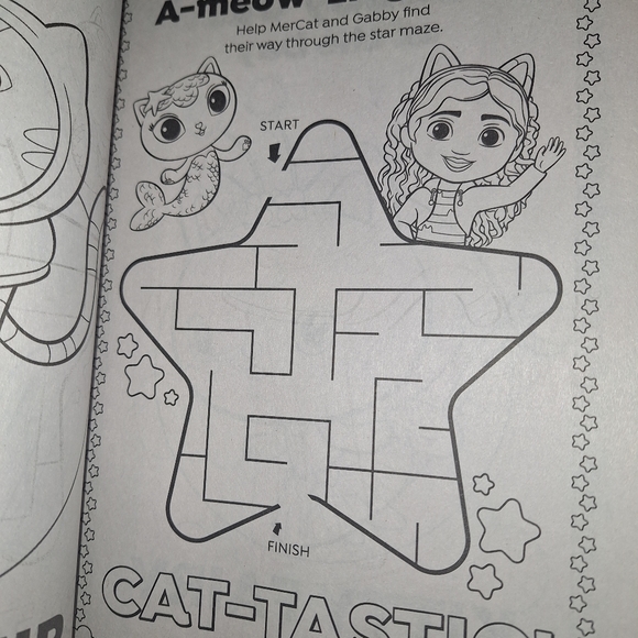 Gabbys Dollhouse Coloring Book w/ Stickers - Picture 2 of 9